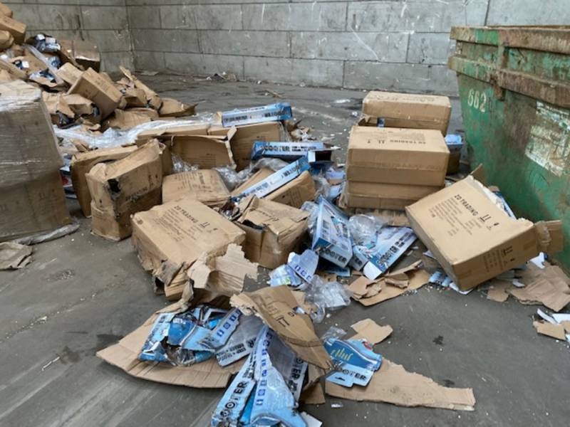 Destruction des produits invendus