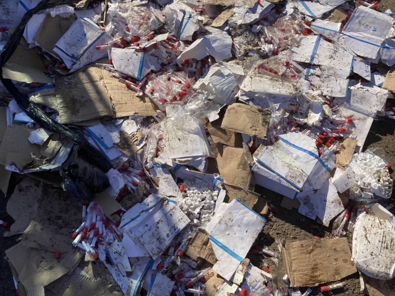 Destruction test sérologique sur site UNIFER au Havre