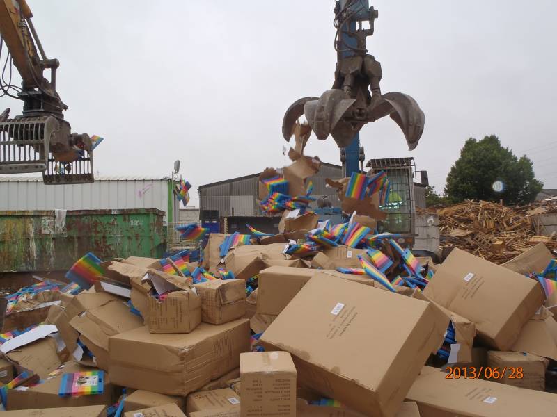 dechiquetage marchandise