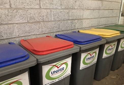 Mise à disposition de bacs de tri UNIFER