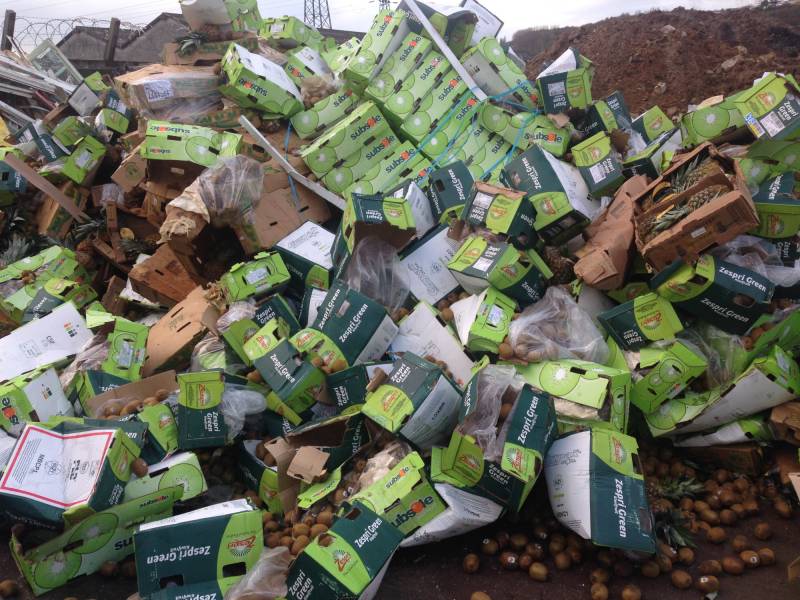 destruction frui legume avarie perime rungis