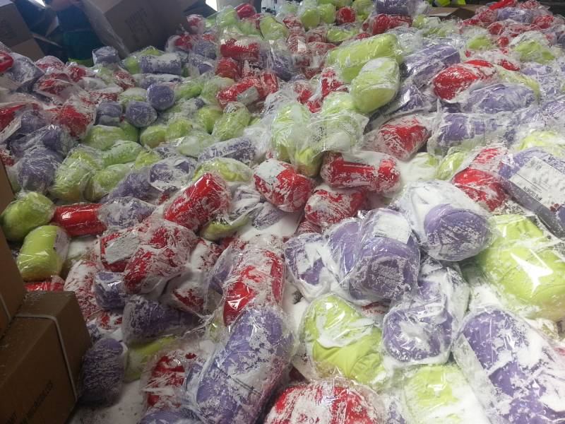 Fausses marchandises détruites