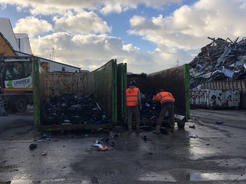 Elimination des engins motorisées saisis