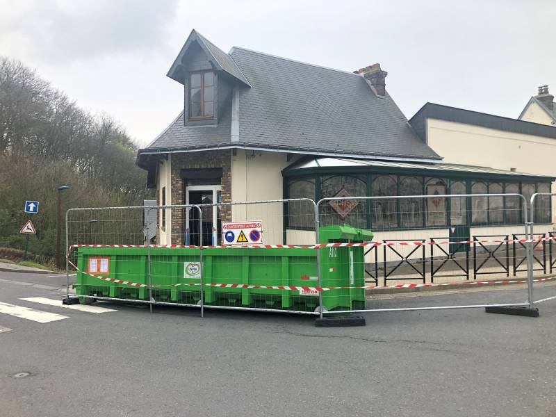 Location benne travaux proche Le Havre 76